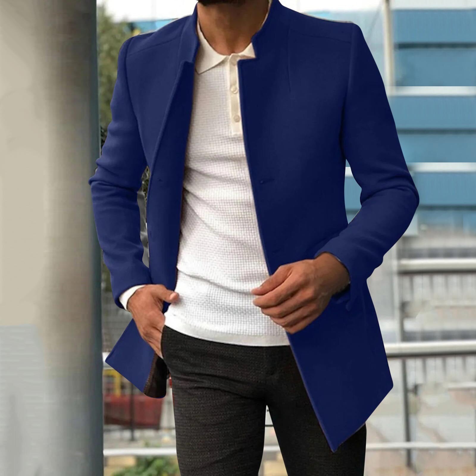 Larson - Stilvolle Jacke - Mantel - Winterjacken - Blau - Müller Mode